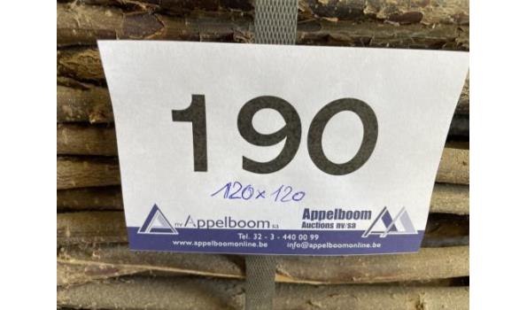 houten plantenbak afm 120x120cm